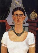 Frida Kahlo Time fled oil painting